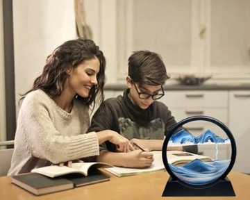 3D ИЗОБРАЖЕНИЕ ПЕСОЧНЫЕ ЧАСЫ ДИНАМИЧНЫЕ 18*19СМ