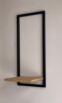 ПОЛКА ПОДВЕСНАЯ НАСТЕННАЯ LOFT, ДУБ натуральный