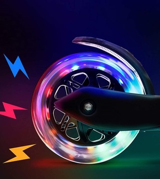 Самокат ONE Special Edt., светодиодные колеса, складной