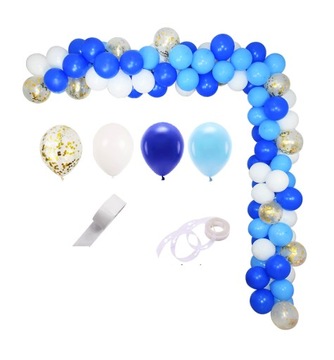 Girlanda balonowa błękitna Baby Shower dla chłopca