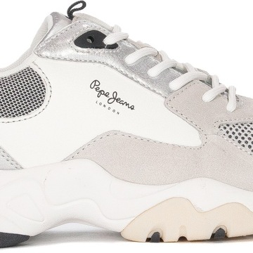 Sneakersy Pepe Jeans PLS31277 800 White białe r.36