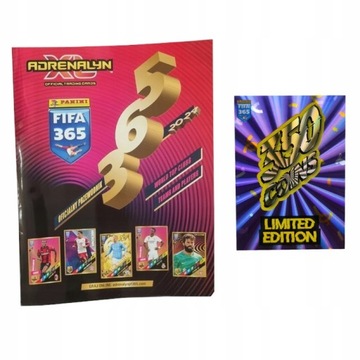 PANINI FIFA 365 2024 АЛЬБОМ ДЛЯ КАРТ + 30 КАРТ БЕЗ ПОВТОРОВ + 1 LIMITED