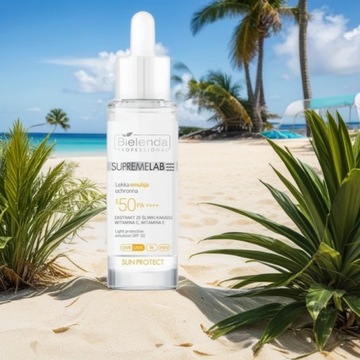 BIELENDA SUPREMELAB ЗАЩИТНАЯ СОЛНЦЕЗАЩИТНАЯ ЭМУЛЬСИЯ SPF50 PA ++++ UVA UVB IR HEV