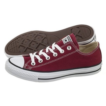 Buty Obuwie Trampki Krótkie Converse CT All Star OX M9691 Bordowe