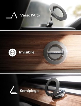 Магнитный держатель для телефона в машине на приборной панели.