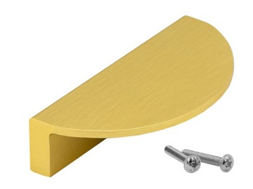 UCHWYT DO MEBLI MAT KRAWĘDZIOWY ZŁOTY 80 MM GOLD