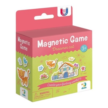 МАГНИТНАЯ ИГРА «МЕЧТАЮЩИЙ КОШКА» НАБОР ЦВЕТНЫХ МАГНИТОВ 20 ЭЛЕМЕНТОВ