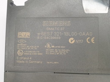 32x входа SIEMENS SIMATIC S7-300 SM321 DI 32xDC24V 1P 6ES7 321-1BL00-0AA0
