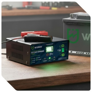 МИКРОПРОЦЕССОРНЫЙ ВЫПРЯМИТЕЛЬ 6–12 В 15 А ЗАРЯДНОЕ УСТРОЙСТВО WUBER
