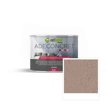 Beton architektoniczny Bezowy tester koloru MOKKA