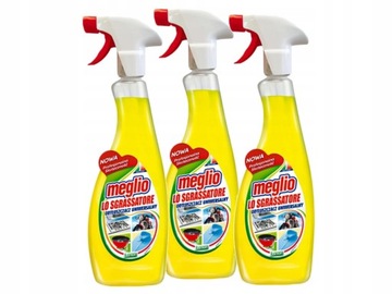 3x очиститель-обезжириватель Meglio Liquid 0,75л