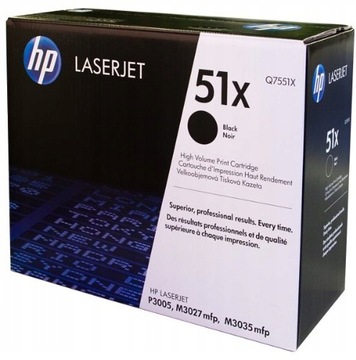 TONER ORYGINAŁ HP Q7551X 51X 13K BLACK OEM