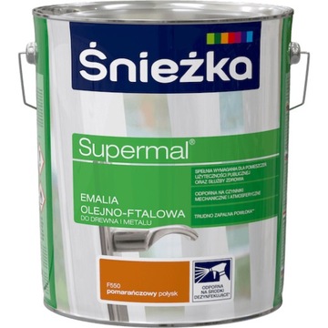 ŚNIEŻKA Supermal Emalia Olejno-ftalowa F550 10 L