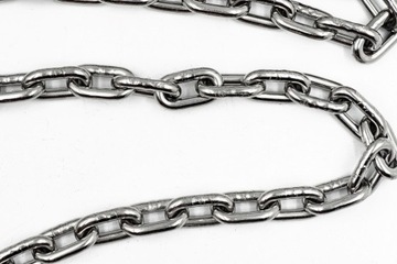 Цепь из кислотостойкой нержавеющей стали 5 мм DIN766 - 1 м