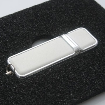 Мятная, замшевая, велюровая коробочка для универсальной магнитной флешки