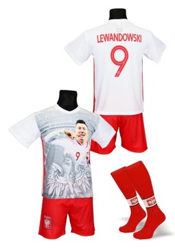 Футбольная форма LEWANDOWSKI + леггинсы ФОТО размер 122
