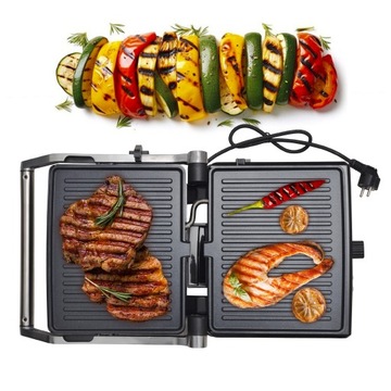 GRILL ELEKTRYCZNY stołowy NABLATOWY przenośny MOCNY na balkon balkonowy