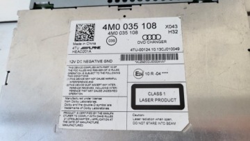 DVD-ЧЕЙНДЖЕР AUDI A6 S6 A7 S7 4M0035108 DB СОСТОЯНИЕ!