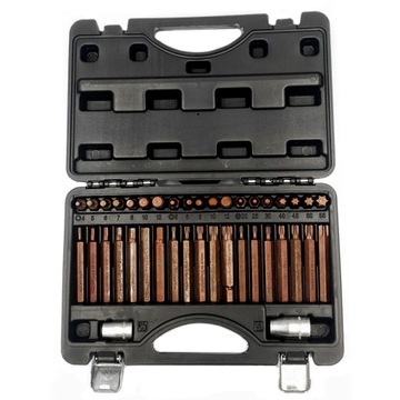 НАБОР КЛЮЧЕВЫХ КЛЮЧЕЙ TORX IMBUS С ПЛИНЕМ, 40 ЭЛЕМЕНТОВ