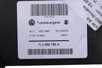 MOTOR ZVEDAČ OKNO PORSCHE CAYENNE S ZADNÍ LEVÝ 2007 RHD