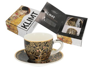 Filiżanka porcelanowa do espresso DRZEWO ŻYCIA GUSTAV KLIMT 80 ml CARMANI