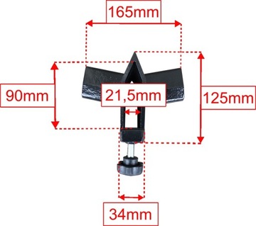 KLIN KRZYŻOWY DO ŁUPARKI RĘBAKA KRZYŻAK ŁUPIĄCY NA 4 KAWAŁKI, STILER 8 TON