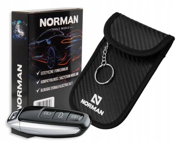 Pokrowiec ETUI na kluczyki KEYLESS blokada antykradzieżowe OCHRONA kluczyka