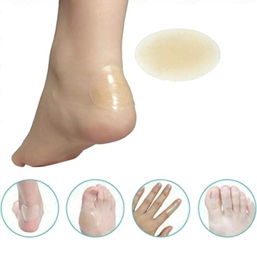 ЗАЩИТНЫЕ НАКЛАДКИ ОТ МОЗОЛЕЙ И ПУЗЫРЕЙ, ТУФЛИ НА ПРОЗРАЧНОМ КАБЛУКЕ, 15ШТ.