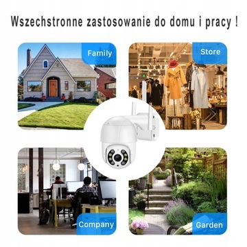НАРУЖНАЯ ВРАЩАЮЩАЯСЯ IP-КАМЕРА 5 Мп WIFI Full HD PL!