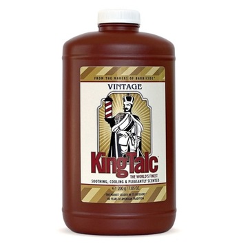 KING TALC TALK KOSMETYCZNY PUDER PO DEPILACJI GOLENIU VINTAGE 200g