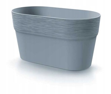 DONICZKA OSŁONKA PLASTIKOWA SZARA OWALNA 27,5CM