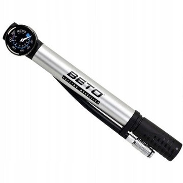 ВЕЛОСИПЕДНЫЙ НАСОС BETO ALU CHMP-003AG ШЛАНГ МАНОМЕТРА