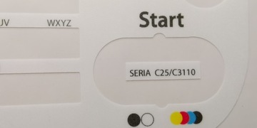 Konica Minolta Bizhub C25/C3110 Наклейка на панель/матовая