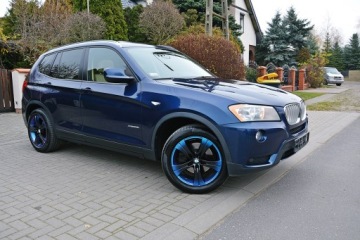 BMW X3 F25 SUV 2.0 28i 245KM 2013 BMW X3 F25 2.0 X-Drive 2.0i245 KMPanoramaBezowe Skory Navi 2.0, zdjęcie 6