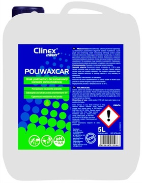 CLINEX POLIWAXCAR do konserwacji karoserii aut 5L