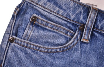 LEE spodnie HIGH WAIST tapered BLUE jeans CAROL _ W27 L33