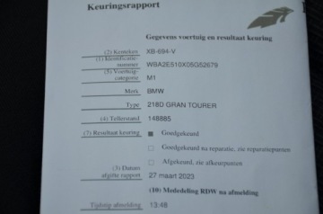 BMW Seria 2 F22-F23-F45-F46 Gran Tourer 218d 150KM 2017 STAN IDEALNY GT 2.0D 150KM SERWIS 7 FOTELI BI-XENON NAVI KEYLESS GRZANE FO, zdjęcie 37