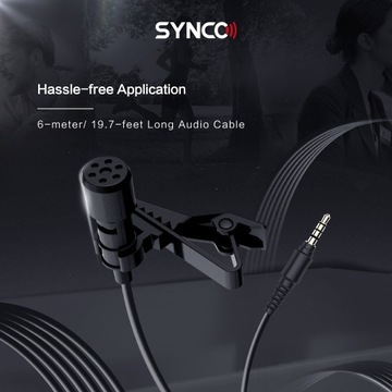 Петличный микрофон Synco S6M2 с мониторингом и фильтром LowCut