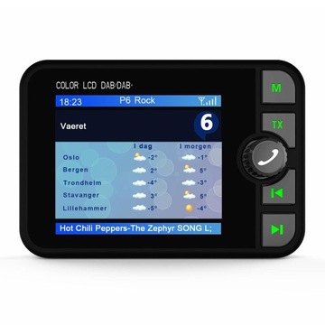 Antena radiowa DAB Bluetooth 2.4\