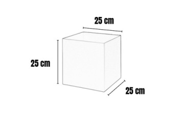 Поддон металлический Поддон черный Loft Vannes M 25x25x25