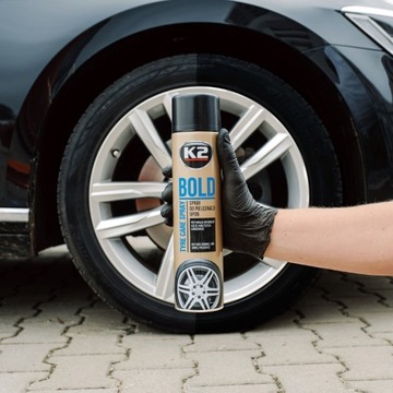 Средство для чернения пластиковых шин K2 Bold, средство для подготовки и ухода в виде спрея