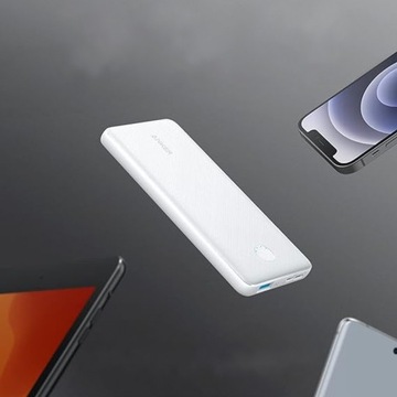 Powerbank Anker 10000 мАч, белый, технология PowerIQ