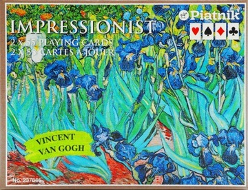 Karty do gry 2 talie Van Gogh IRYSY IMPRESSIONIST