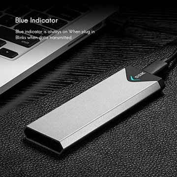 Корпус твердотельного накопителя M.2 NGFF Type-C USB 3.1 GEN1, алюминий