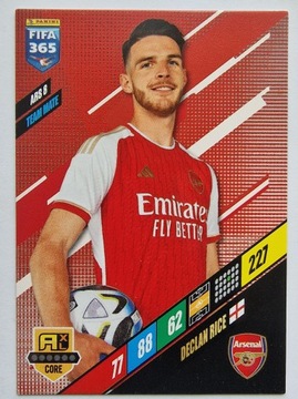 2023-24 Panini fifa 365 Declan Rice Arsenal /NU8