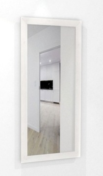 Duże Lustro w GRUBEJ 6cm ramie MDF 130x60 modrzew