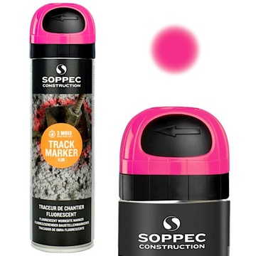 Farba geodezyjna Spray Soppec Track Marker Różowy