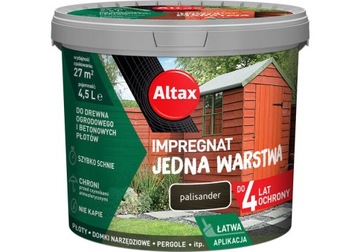 ALTAX IMPREGNAT DREWNA OGRODOWEGO PALISANDER 4.5L