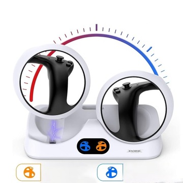 ПОДСТАВКА ДЛЯ PSVR2 С ДИСПЛЕЕМ, ДЕРЖАТЕЛЬ ПОДСВЕТКИ, ЗАРЯДНАЯ БАЗА TP5-2515