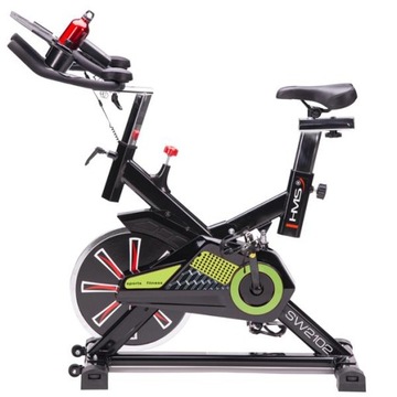 Rowerek spinningowy stacjonarny treningowy koło zamachowe 15kg +BIDON NILS